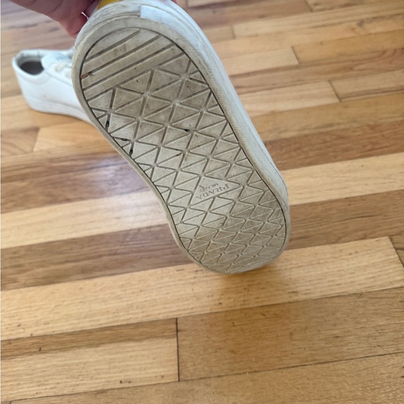 Prada White and Gold Women's Sneakers - Picture 7 of 9